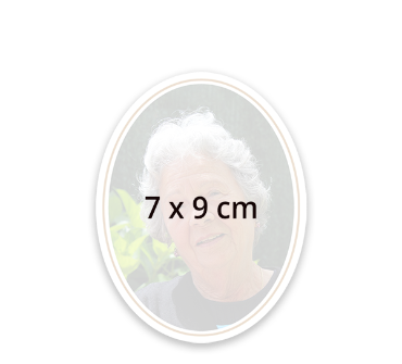 Kovový ovál - malý